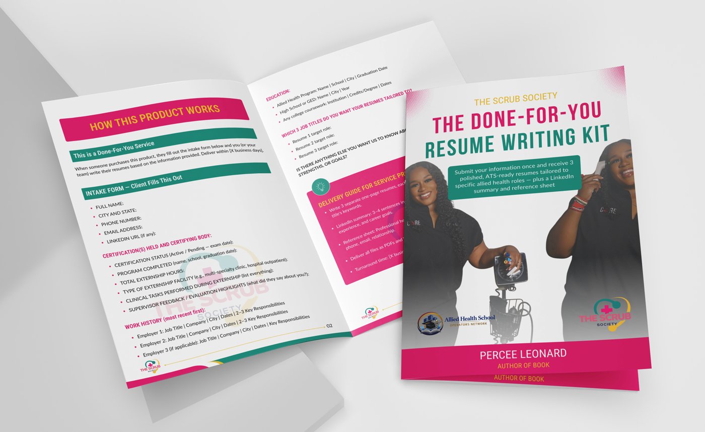 Done-For-You Resume Writing Kit ebook cover